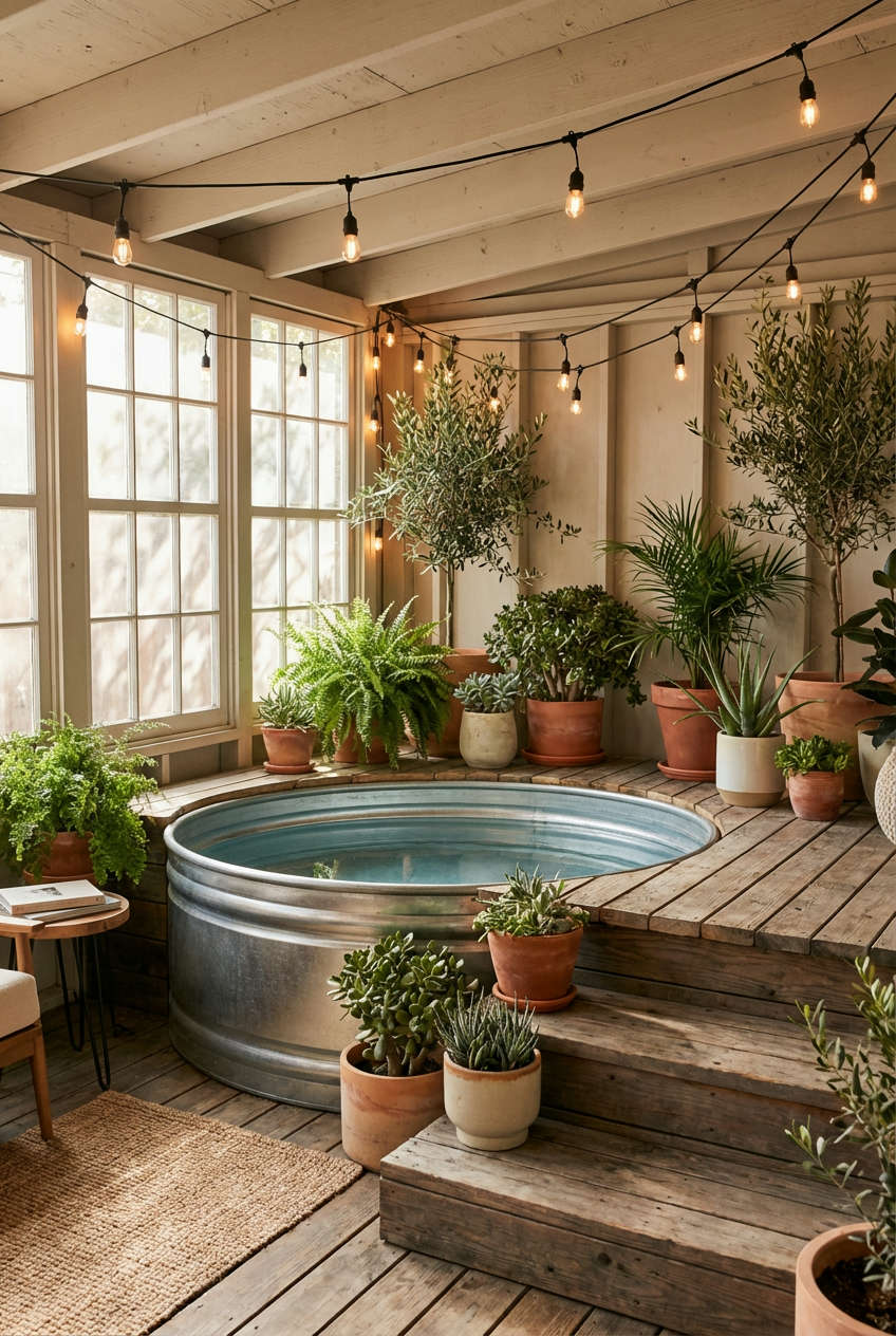 Elevated Stock Tank Pool Oasis