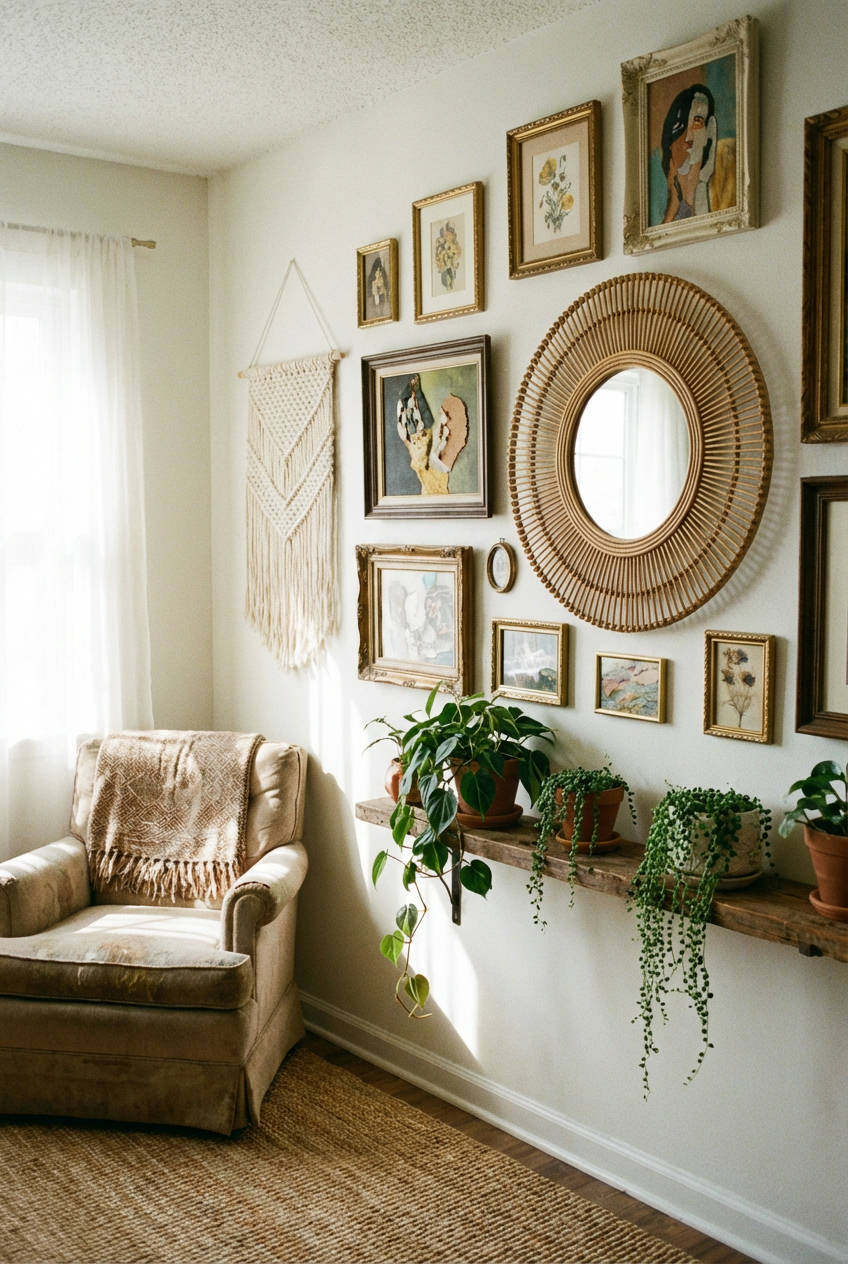 Boho Wall Decor Mix