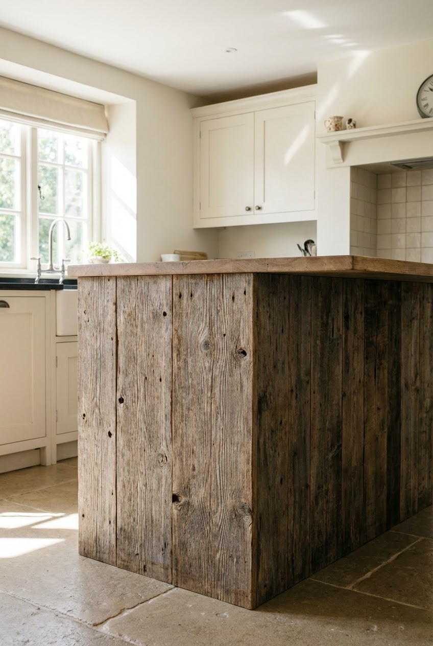 Reclaimed Wood Island