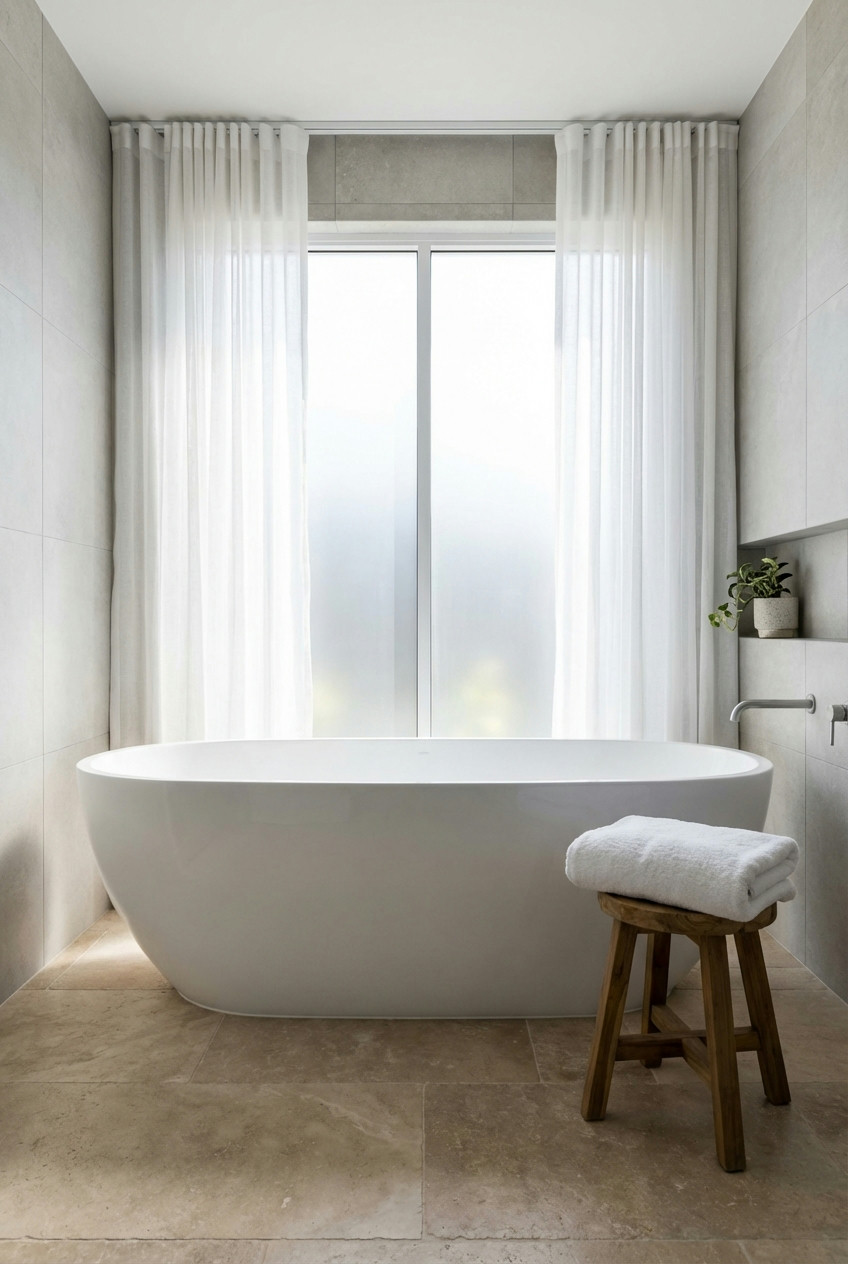 Freestanding Statement Tub