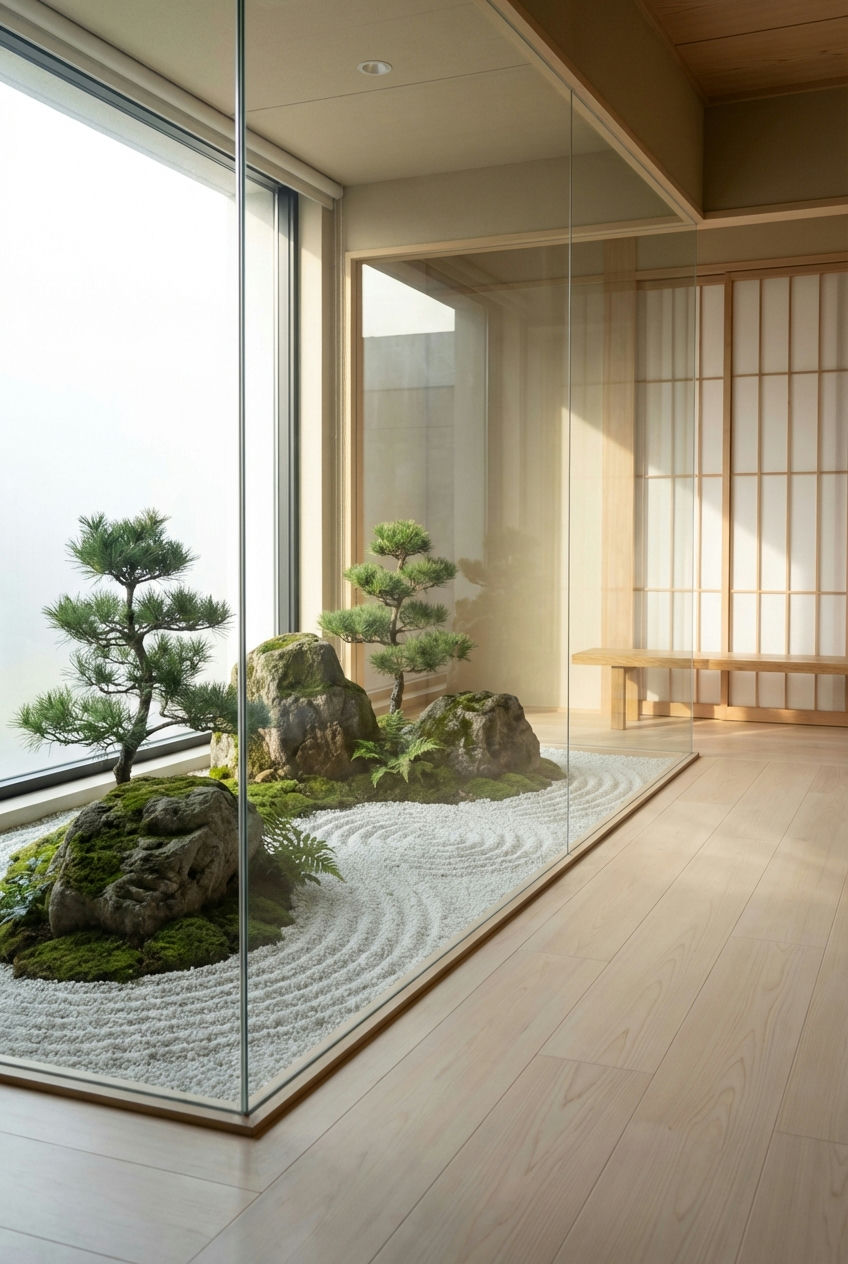 Artful Japanese Rock Garden