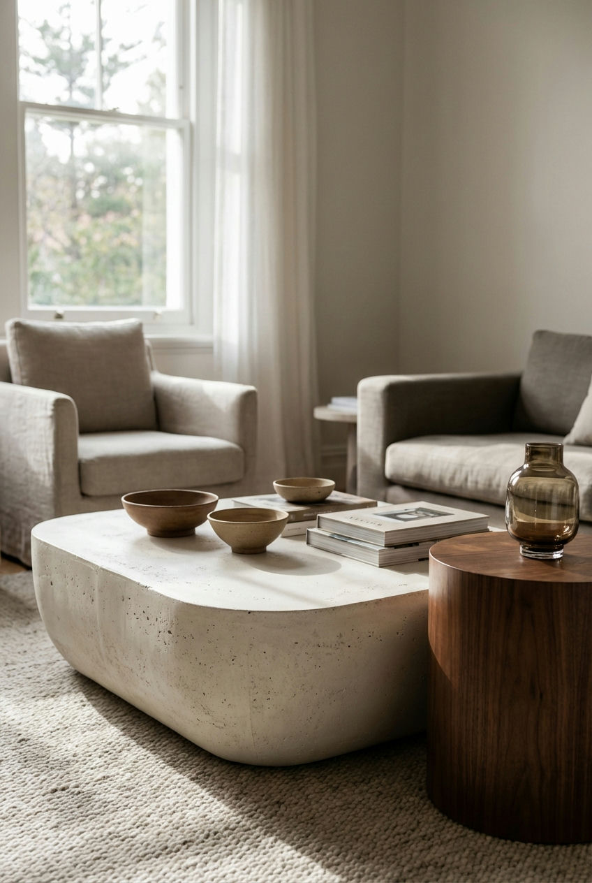Sculptural Coffee Tables and Side Tables
