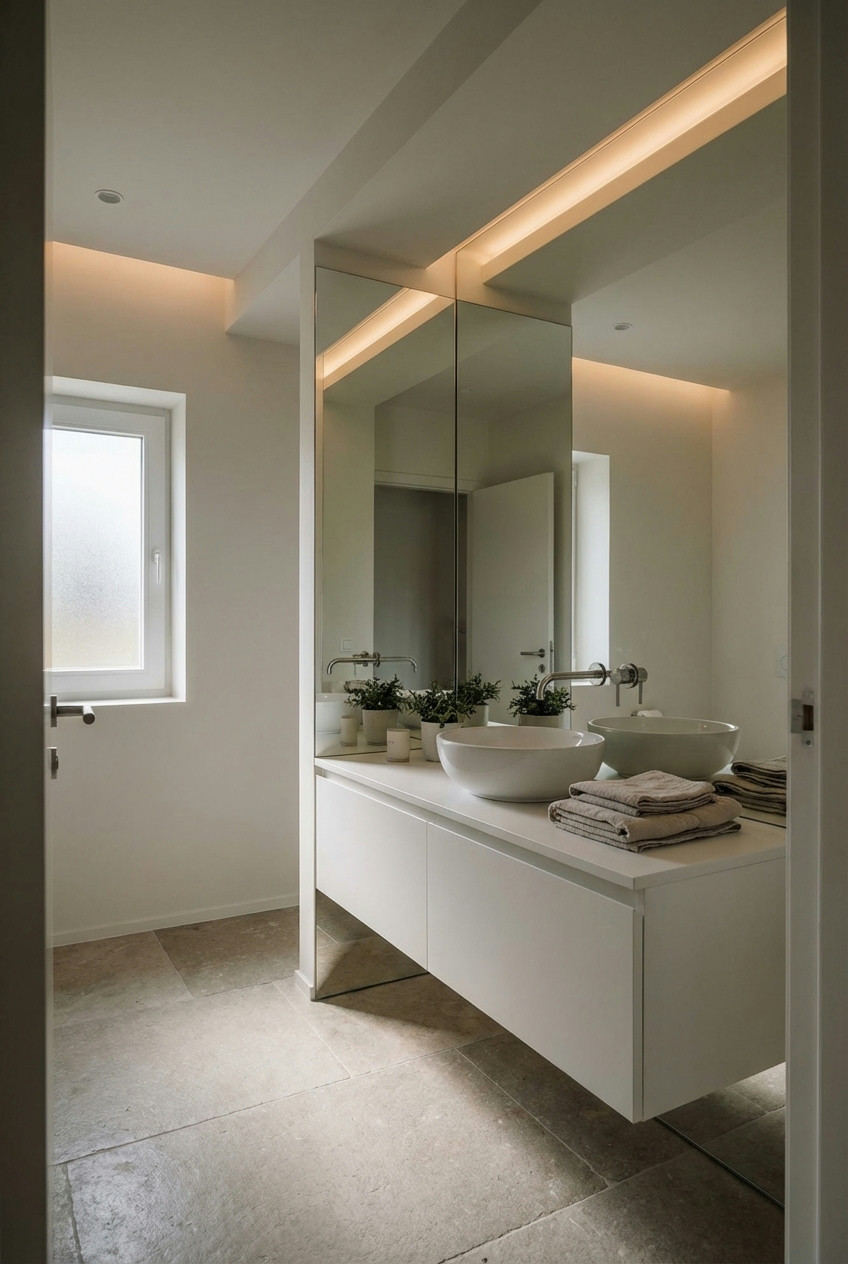Mirrored Wall Panels