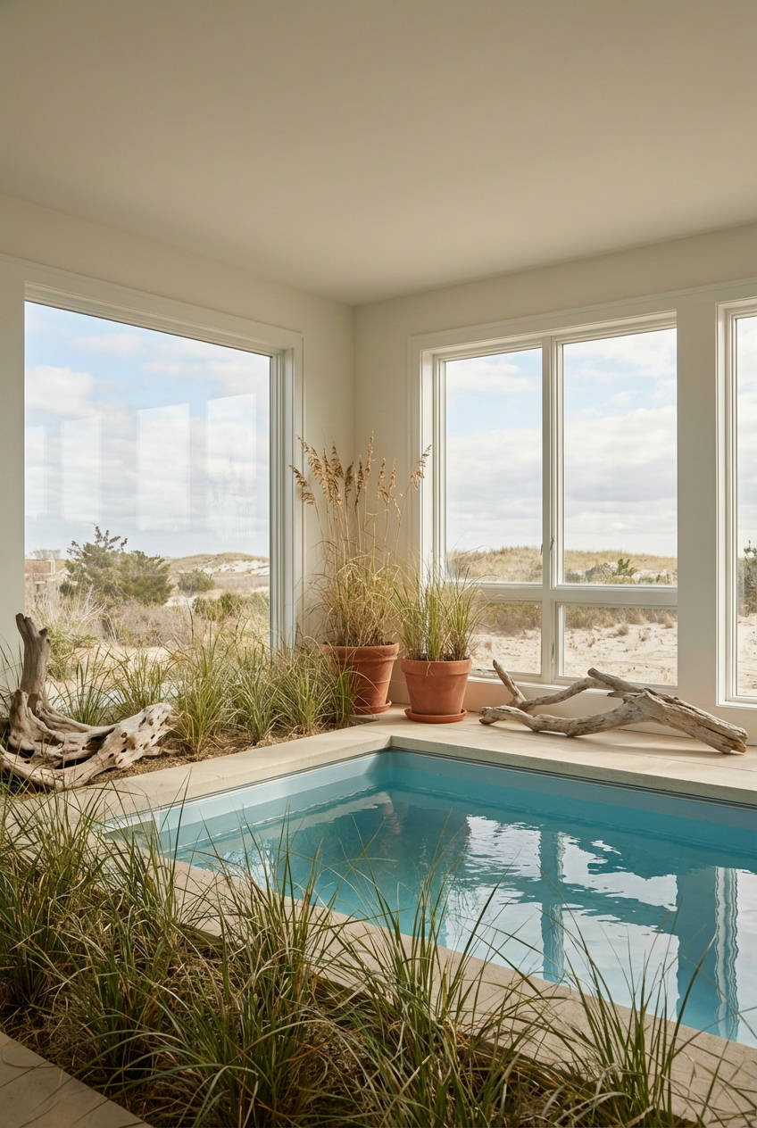 Coastal Retreat with Dune Grasses