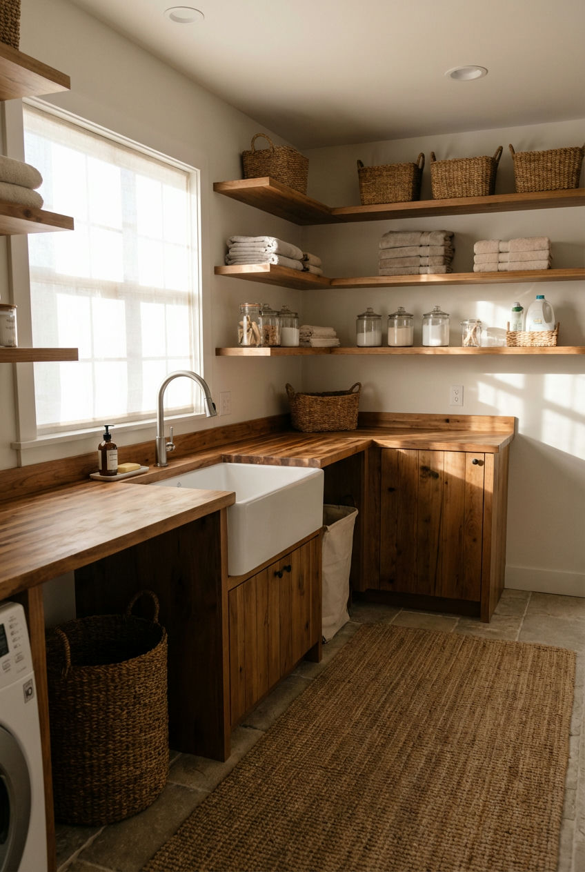 Warm Wood Accents