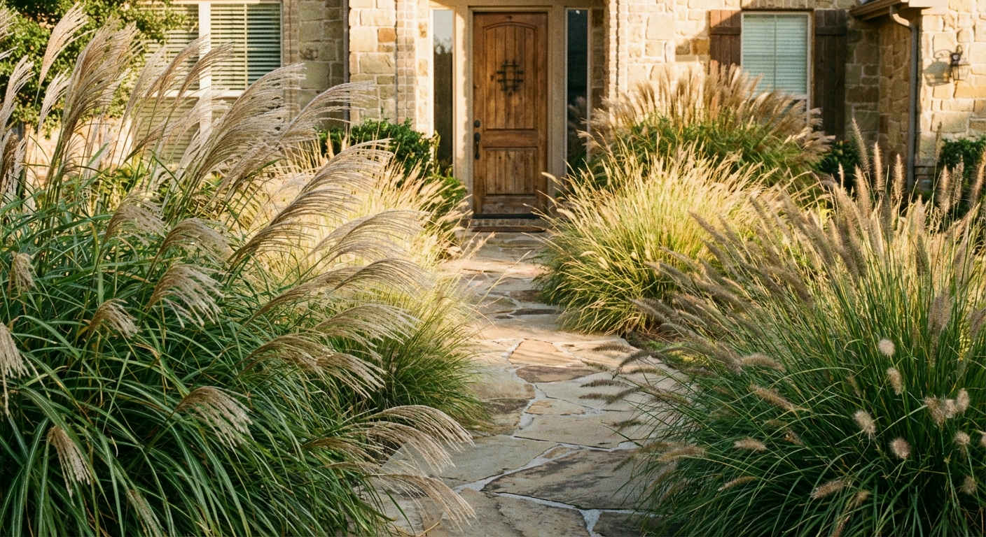 Flowing-Ornamental-Grasses
