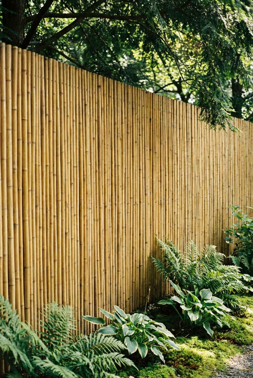 Bamboo Roll Fencing