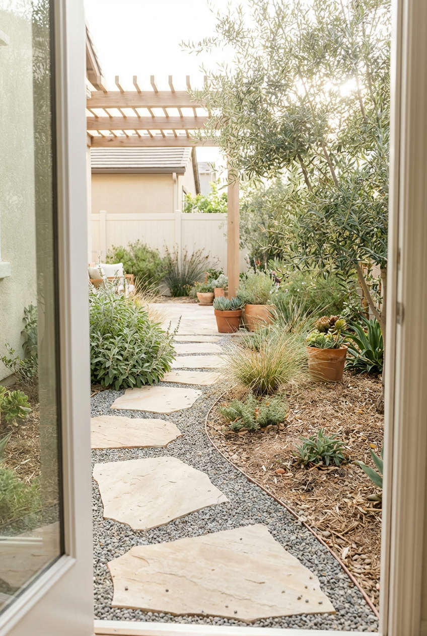 Artful Pathing with Pavers and Gravel
