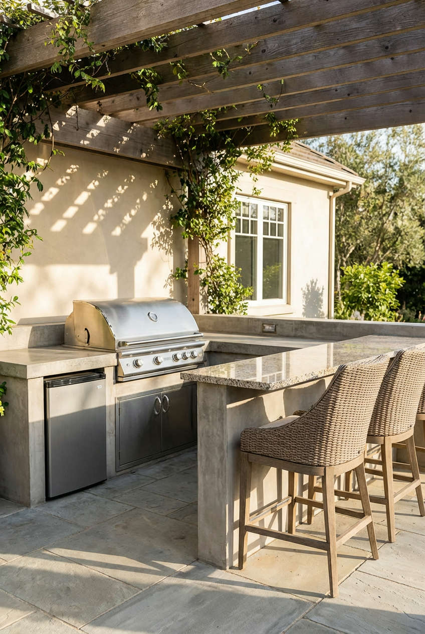 Outdoor Kitchen Zones