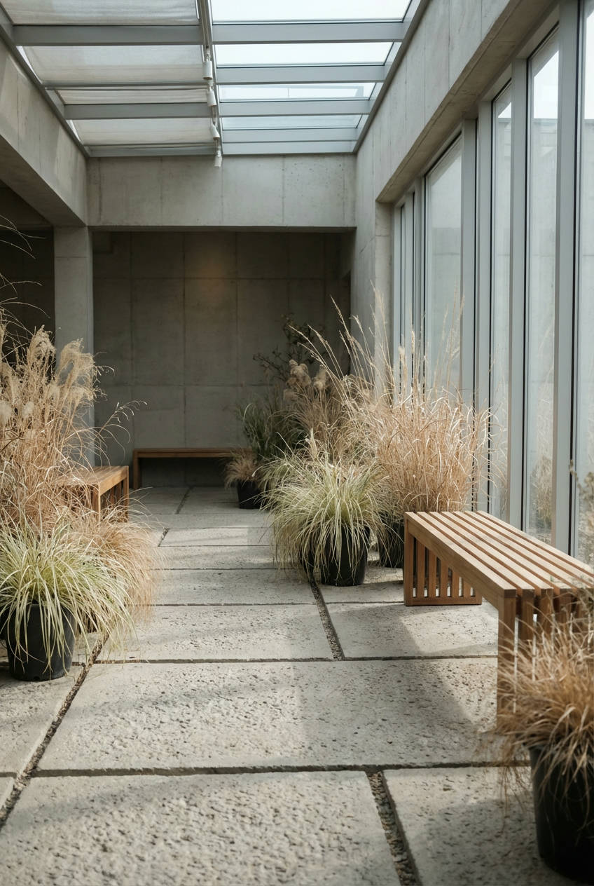 Scandinavian Minimalist Yard