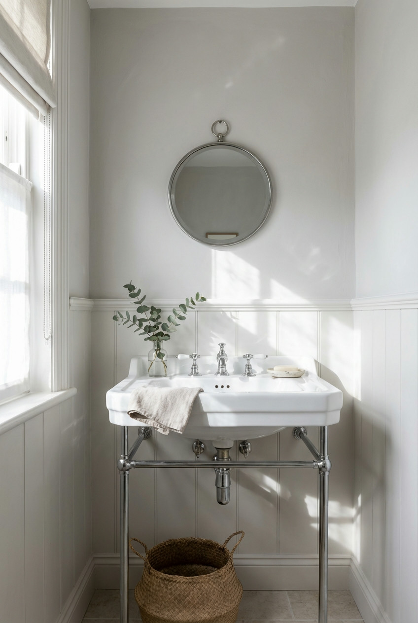 Charming Shiplap Wainscoting