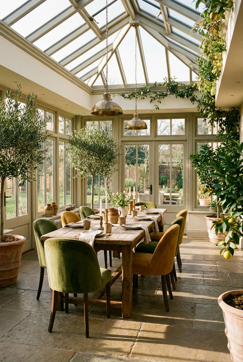 Conservatory as a Dining Room