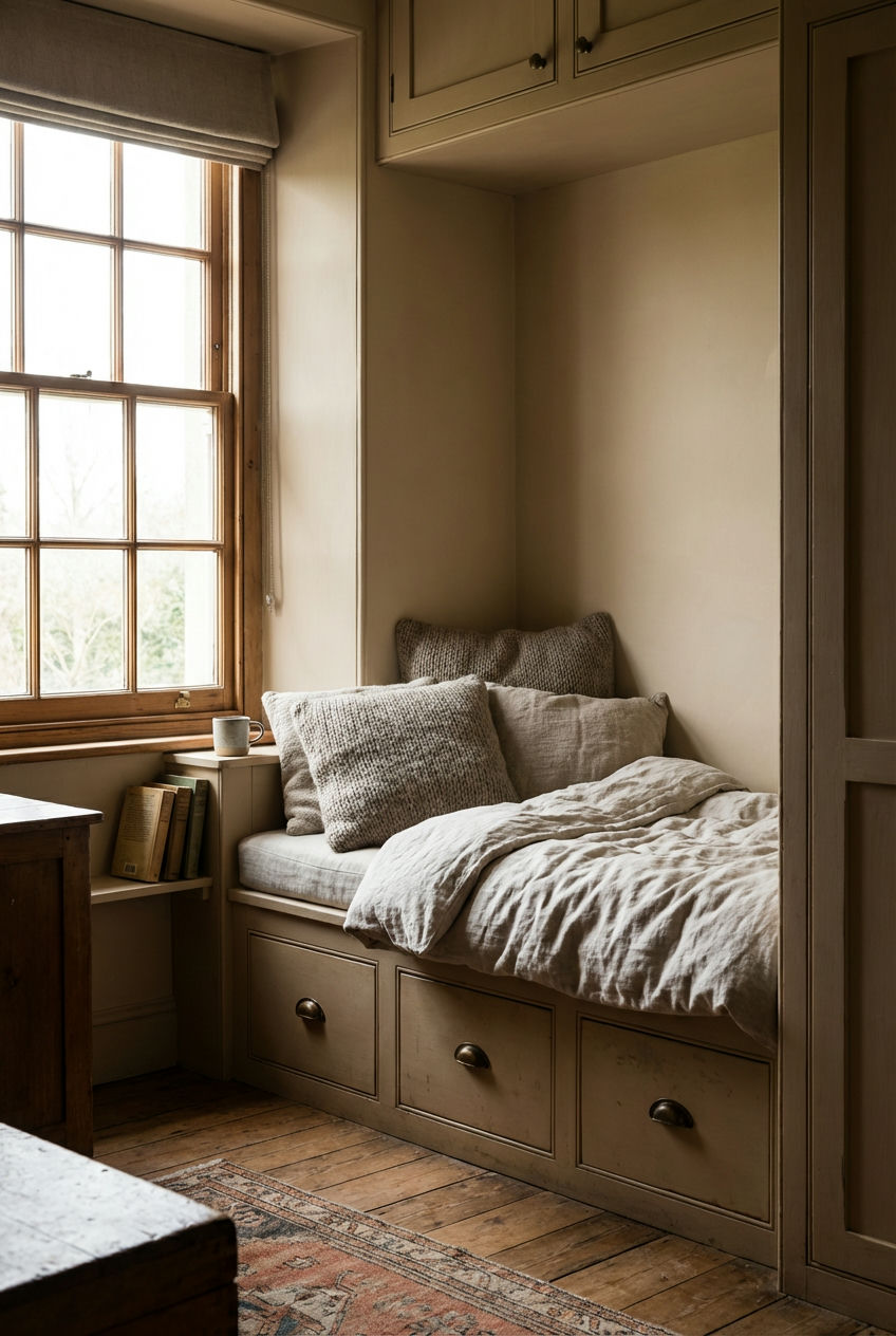 Built-in Window Seat with Storage