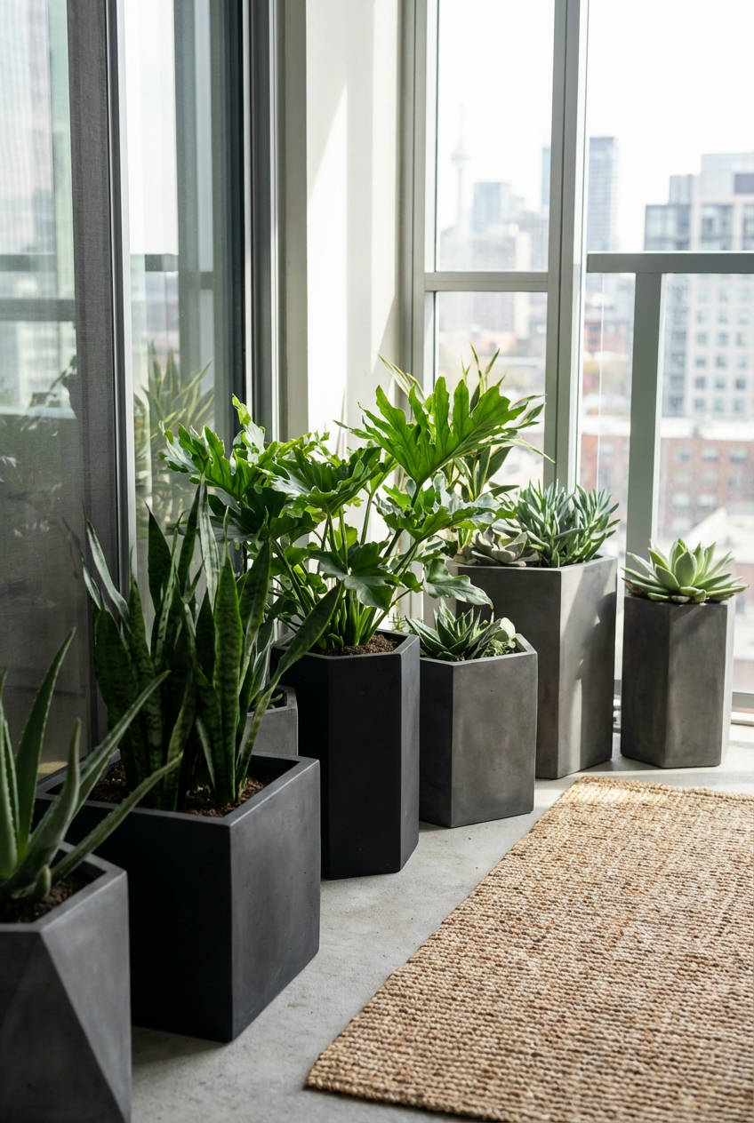 Modern Geometric Planters