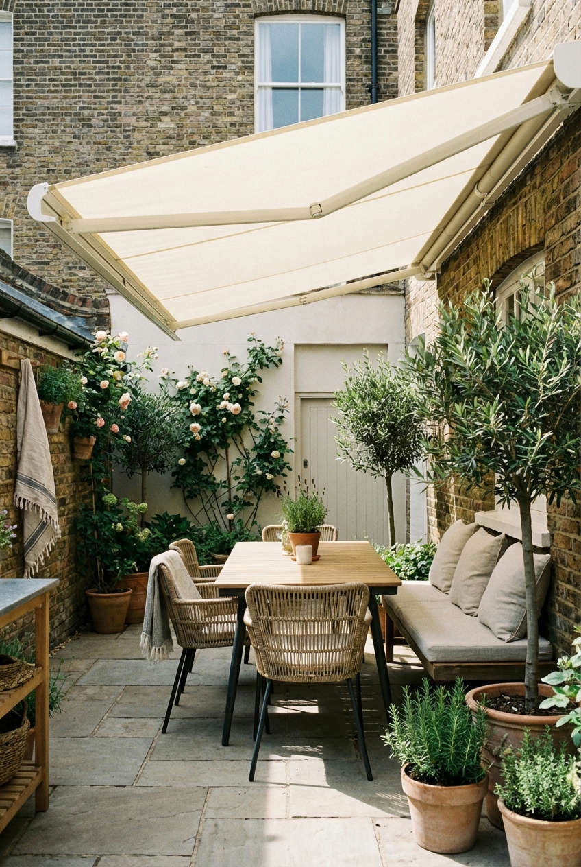 Retractable Awnings for Shade and Shelter