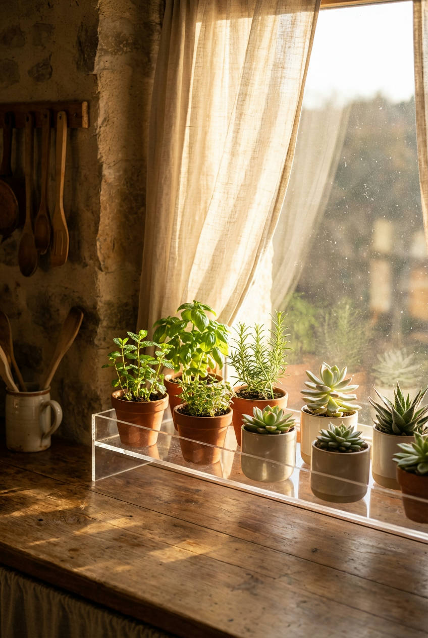 Window-Shelf-for-Plants-Storage