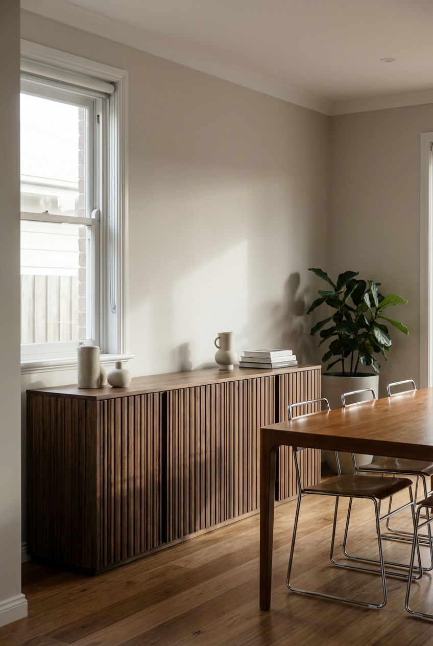 Fluted Detailing on Furniture