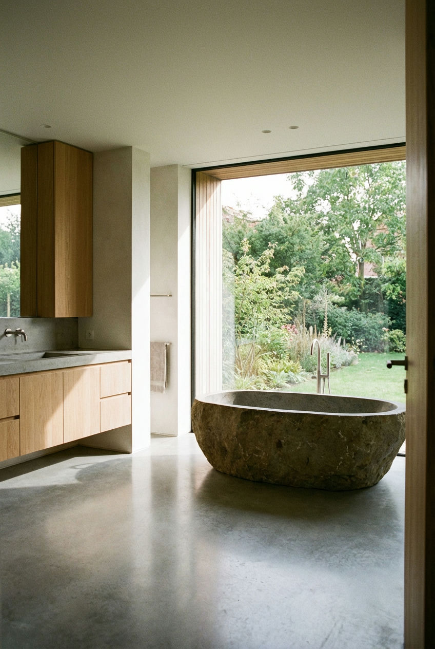 Serene Sanctuary with Natural Elements