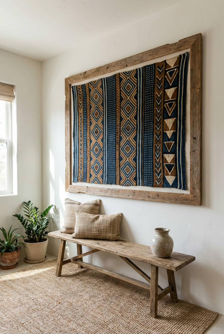 African Textile Wall Art