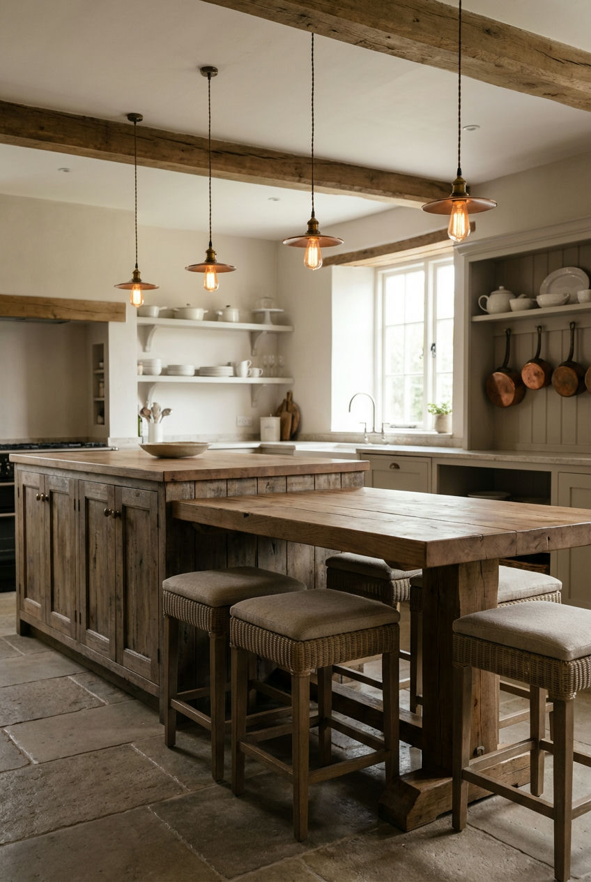 Integrated Dining Table Island