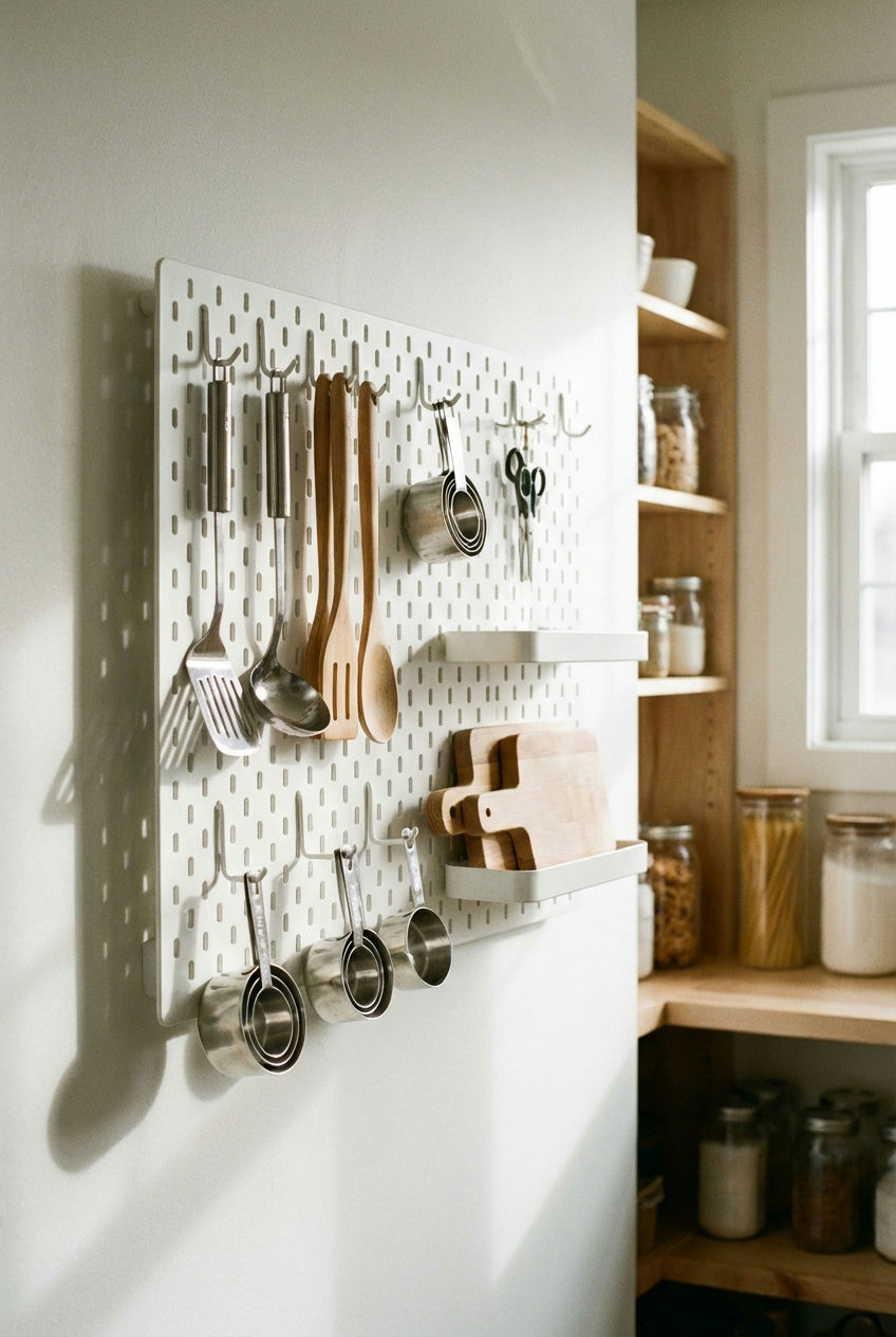 Pegboard-for-Wall-Storage