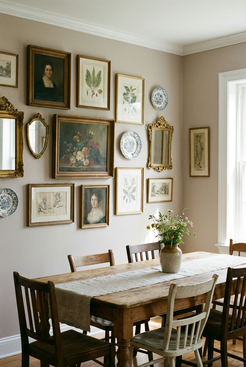 Eclectic Gallery Wall