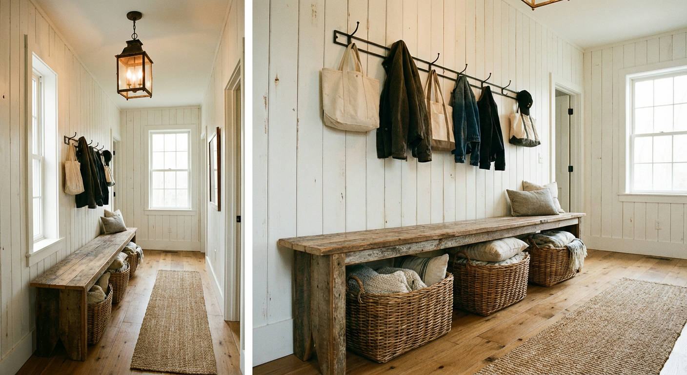 Modern Farmhouse Entryway