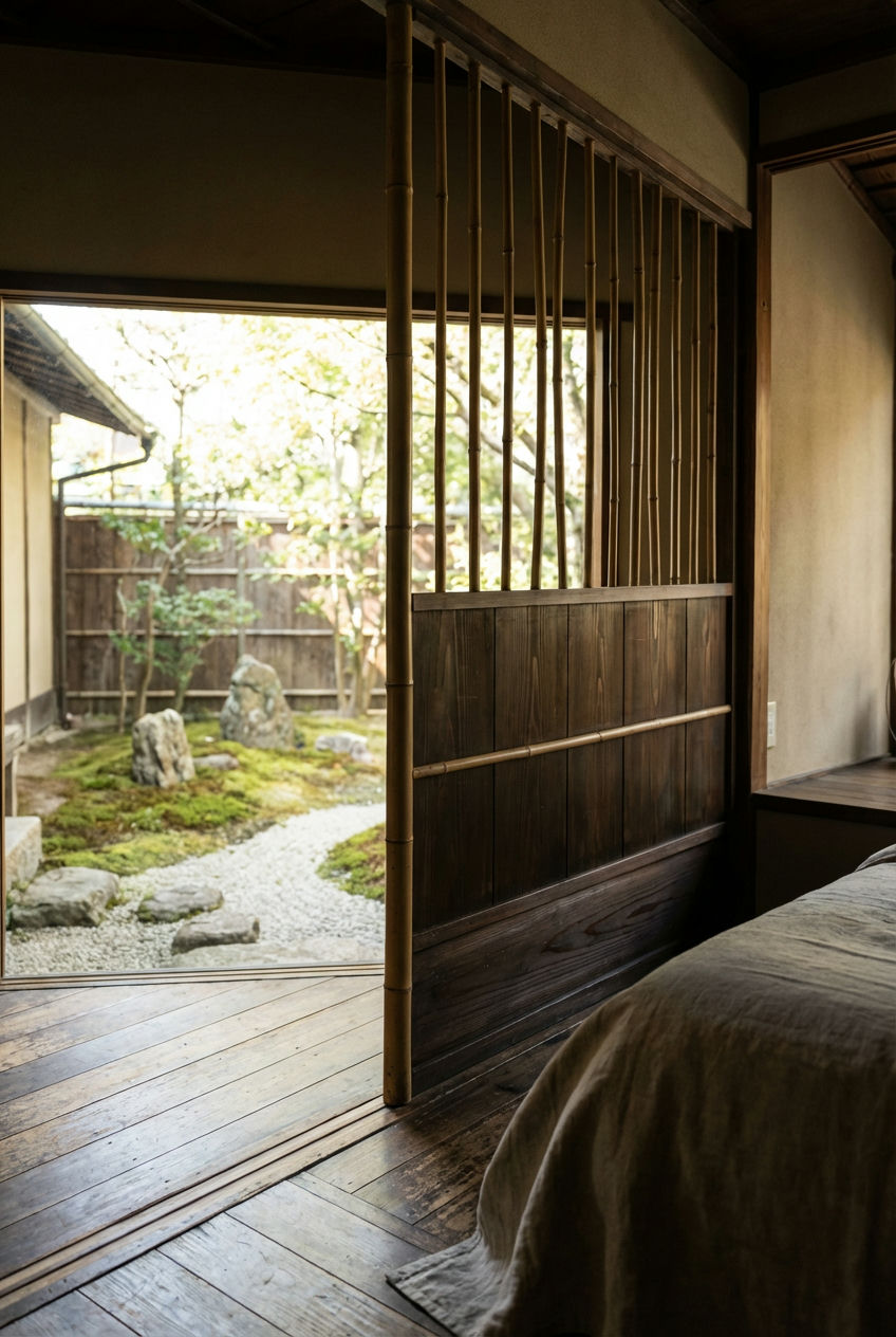 Japanese-Inspired Fence Design