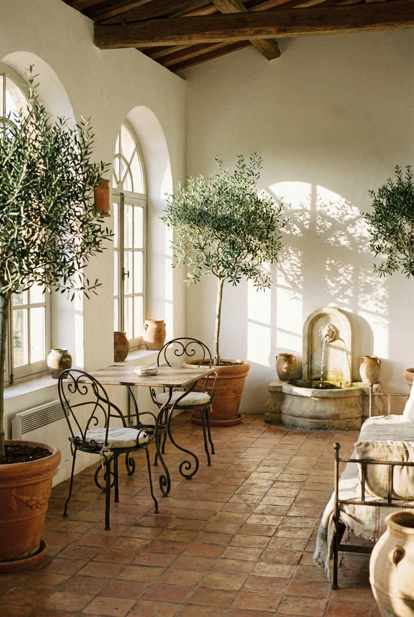 Mediterranean Courtyard Feel