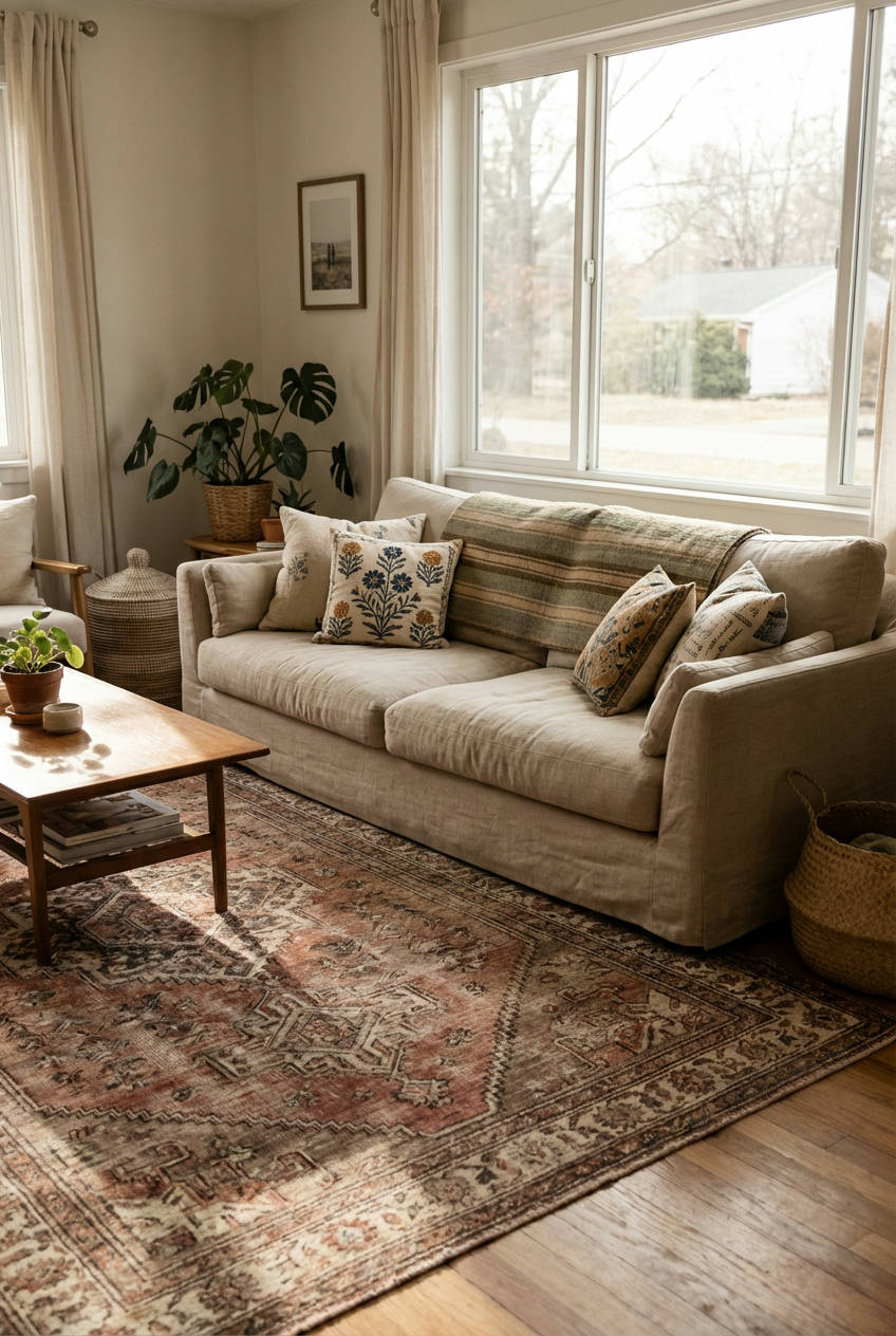Earthy Tones & Mixed Patterns