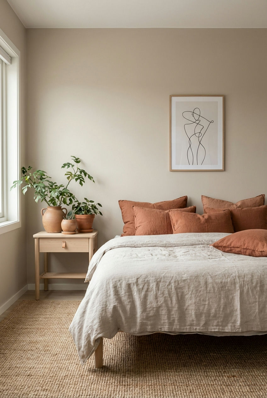 Earthy Neutrals with a Zest of Terracotta