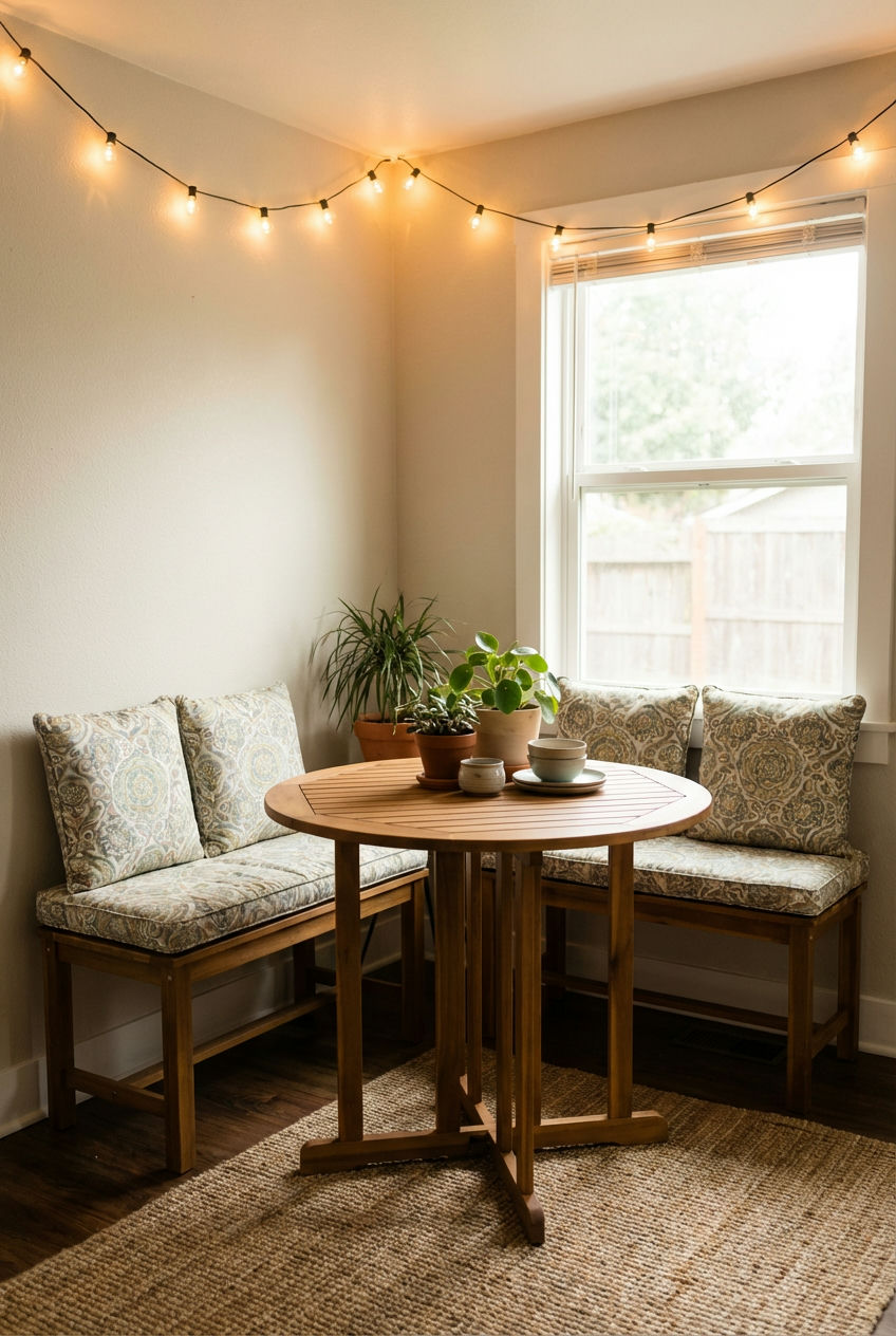 Small Dining Nooks with Bench Seating