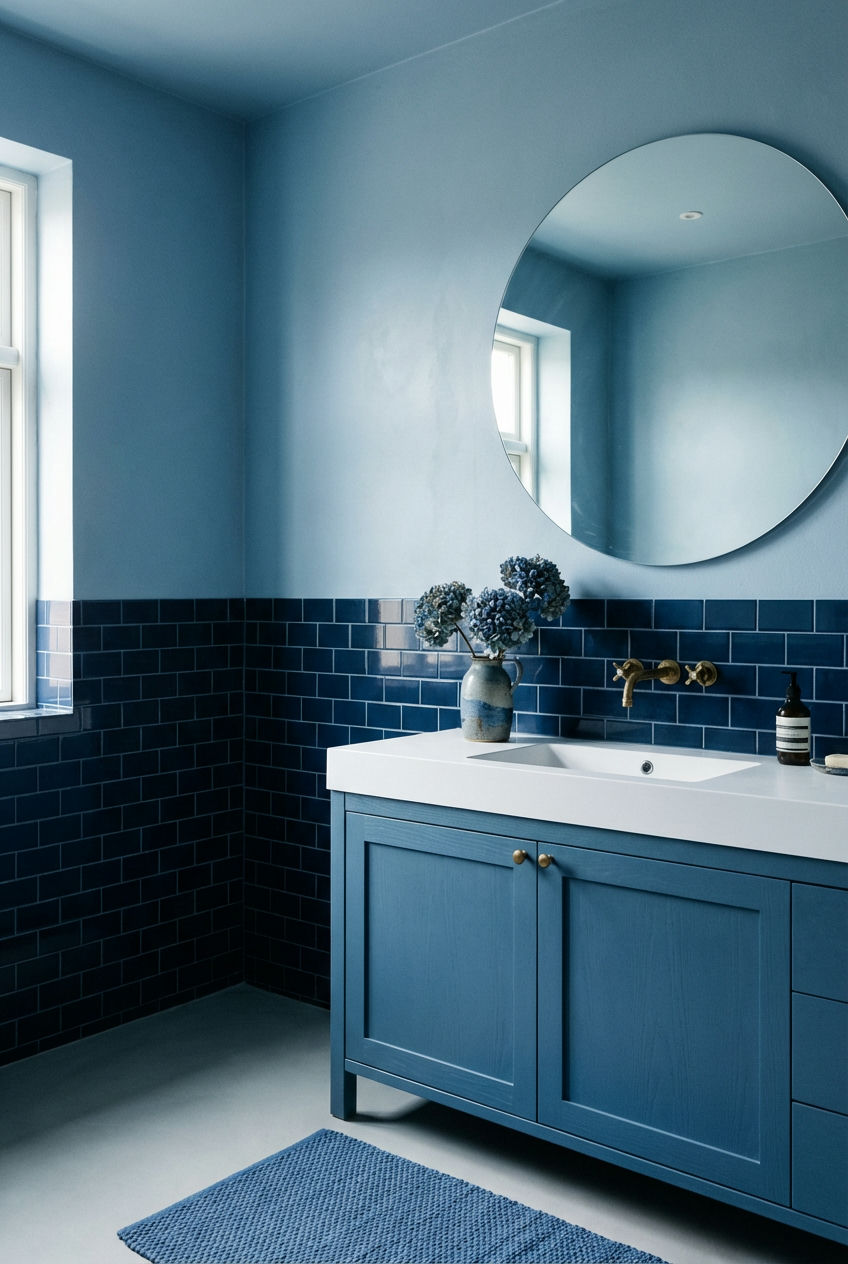 Monochromatic Blue Tones