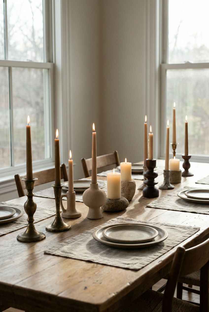 Sculptural Candle Holders