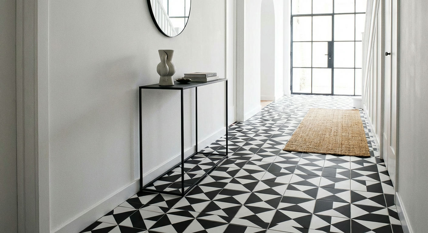 Bold Geometric Floor Tiles