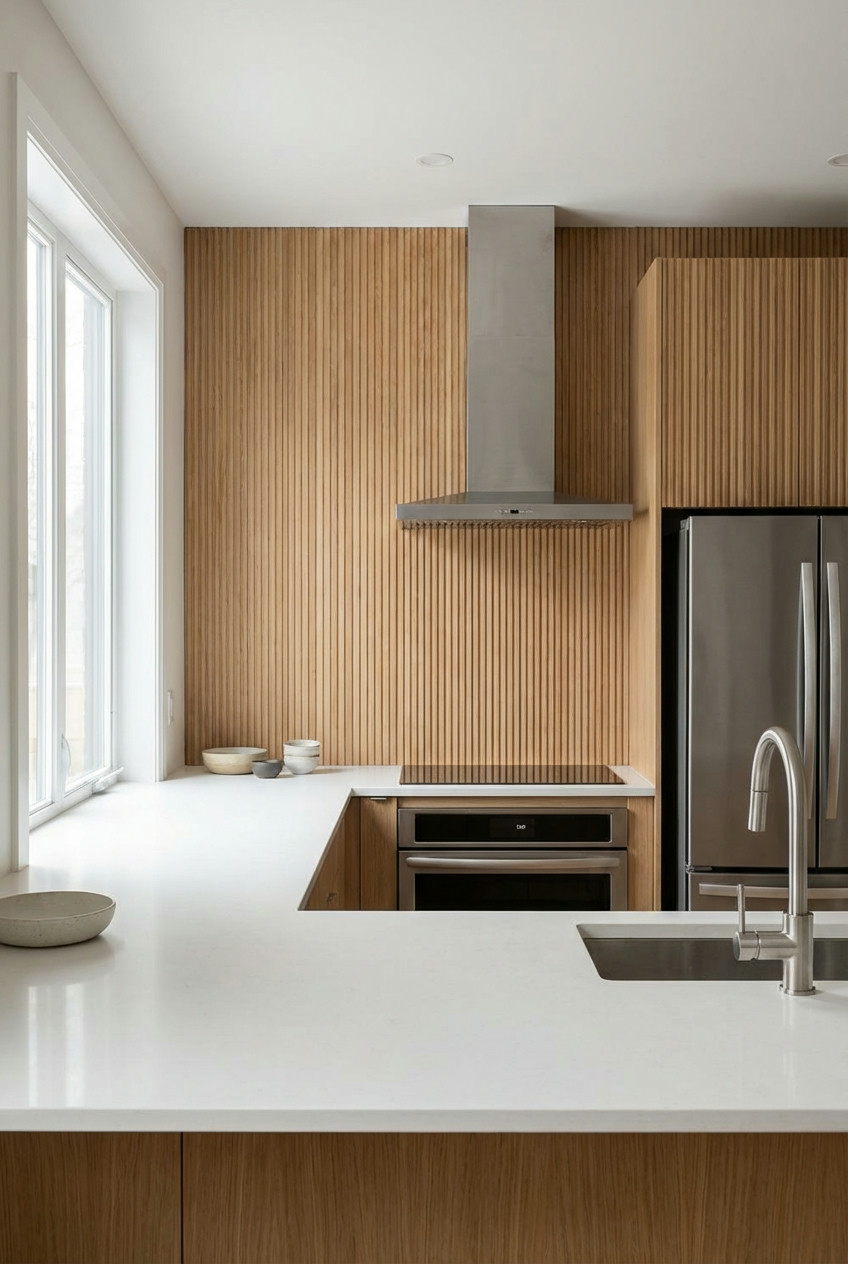Fluted Wood Panels