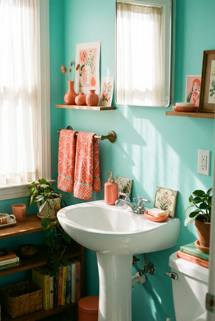 Refreshing Aqua & Coral