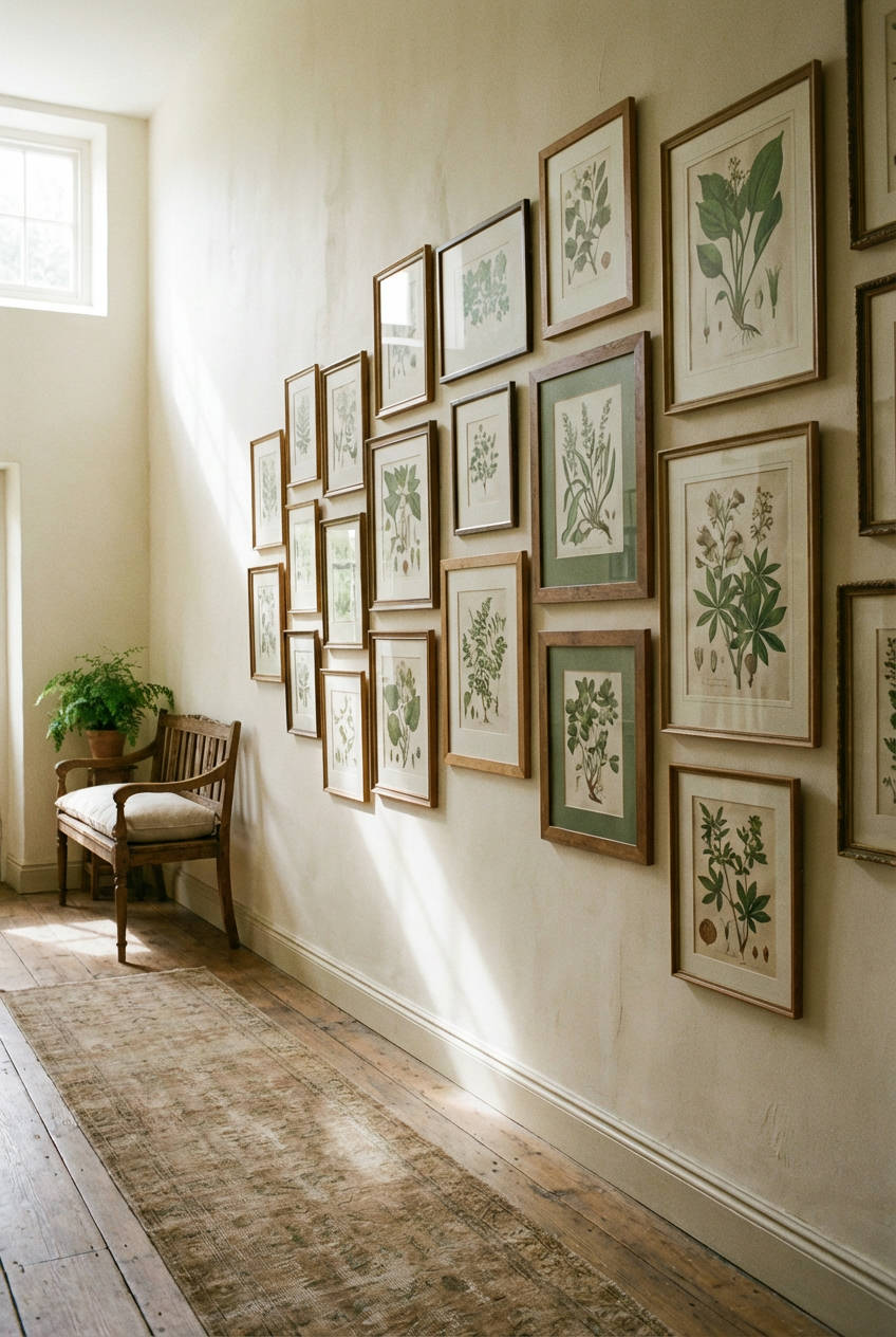 A Touch of Green in Wall Decor