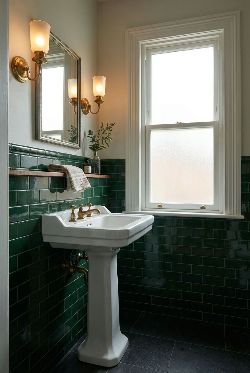 Enchanting Forest Green Tiles