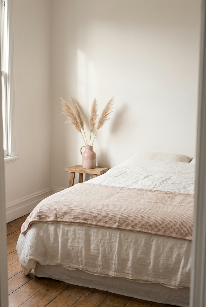 Soft, Sandy Pink Accents