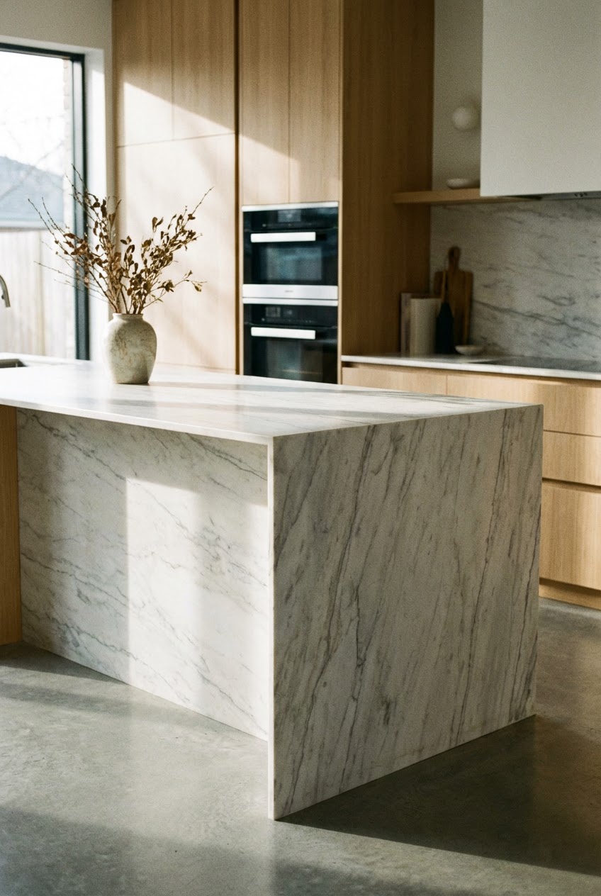 Elegant Waterfall Edge