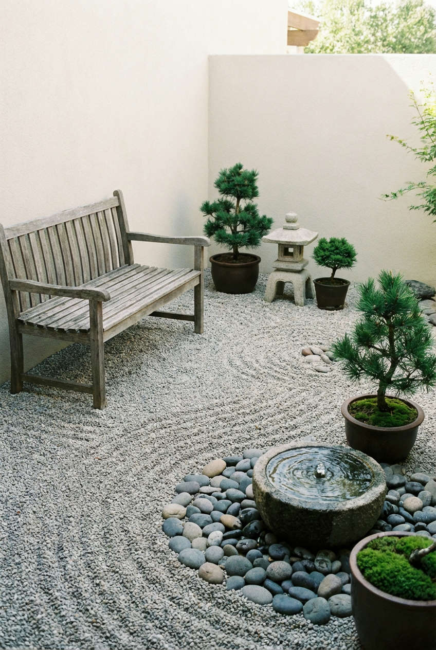 Zen Garden Oasis: Simplicity and Serenity