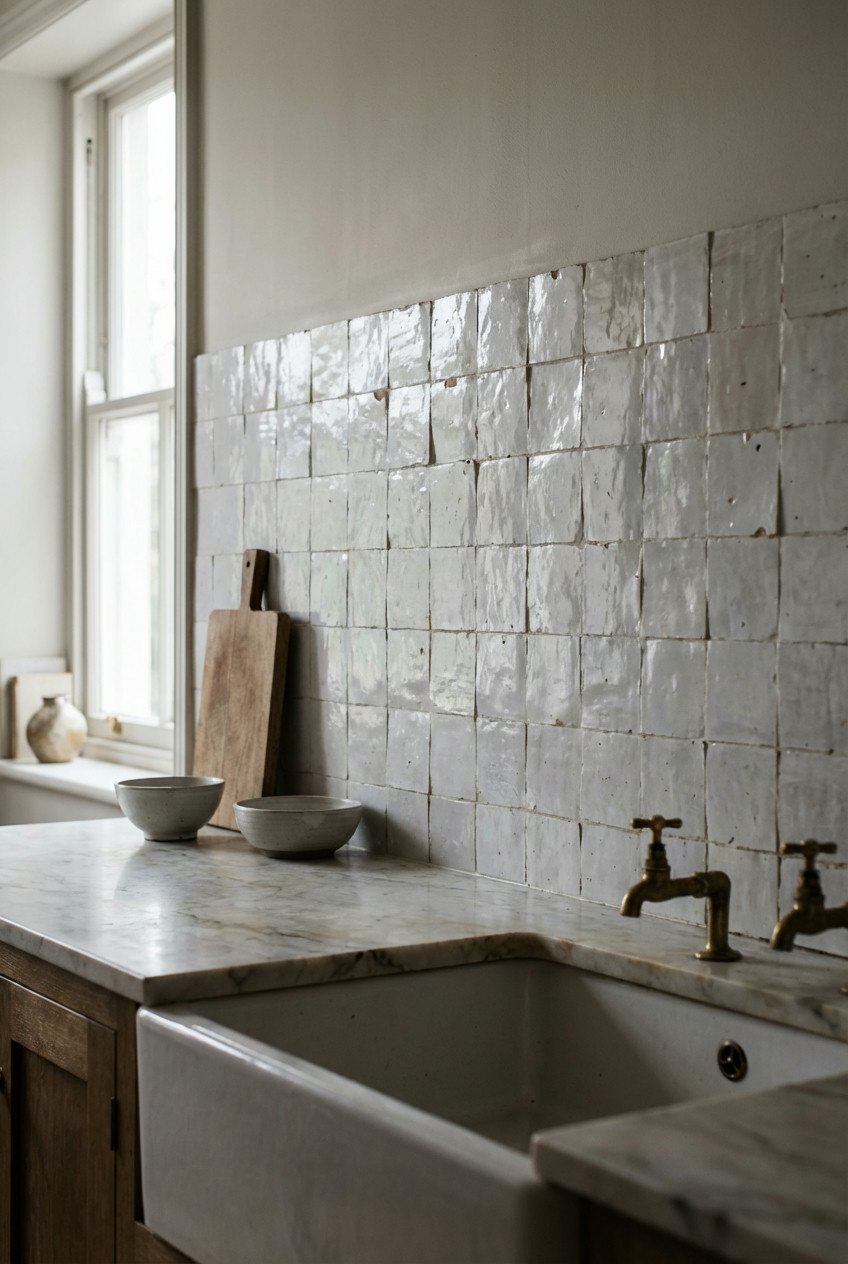 Zellige Tile Backsplash