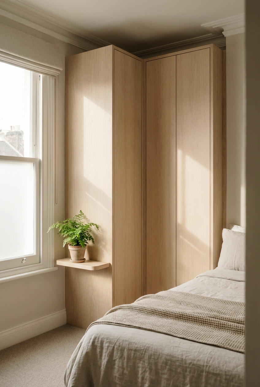 Compact Corner Wardrobe