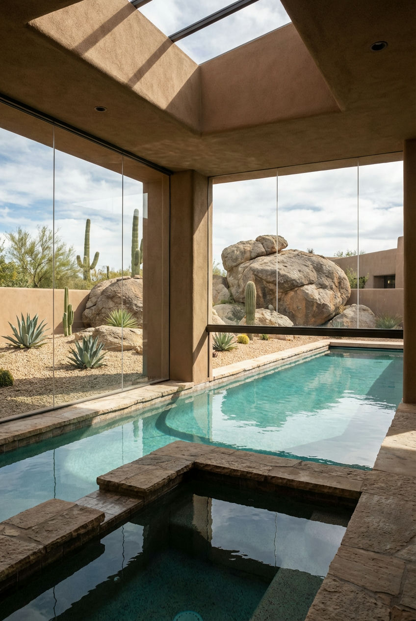 Desert Oasis with Succulents & Cacti