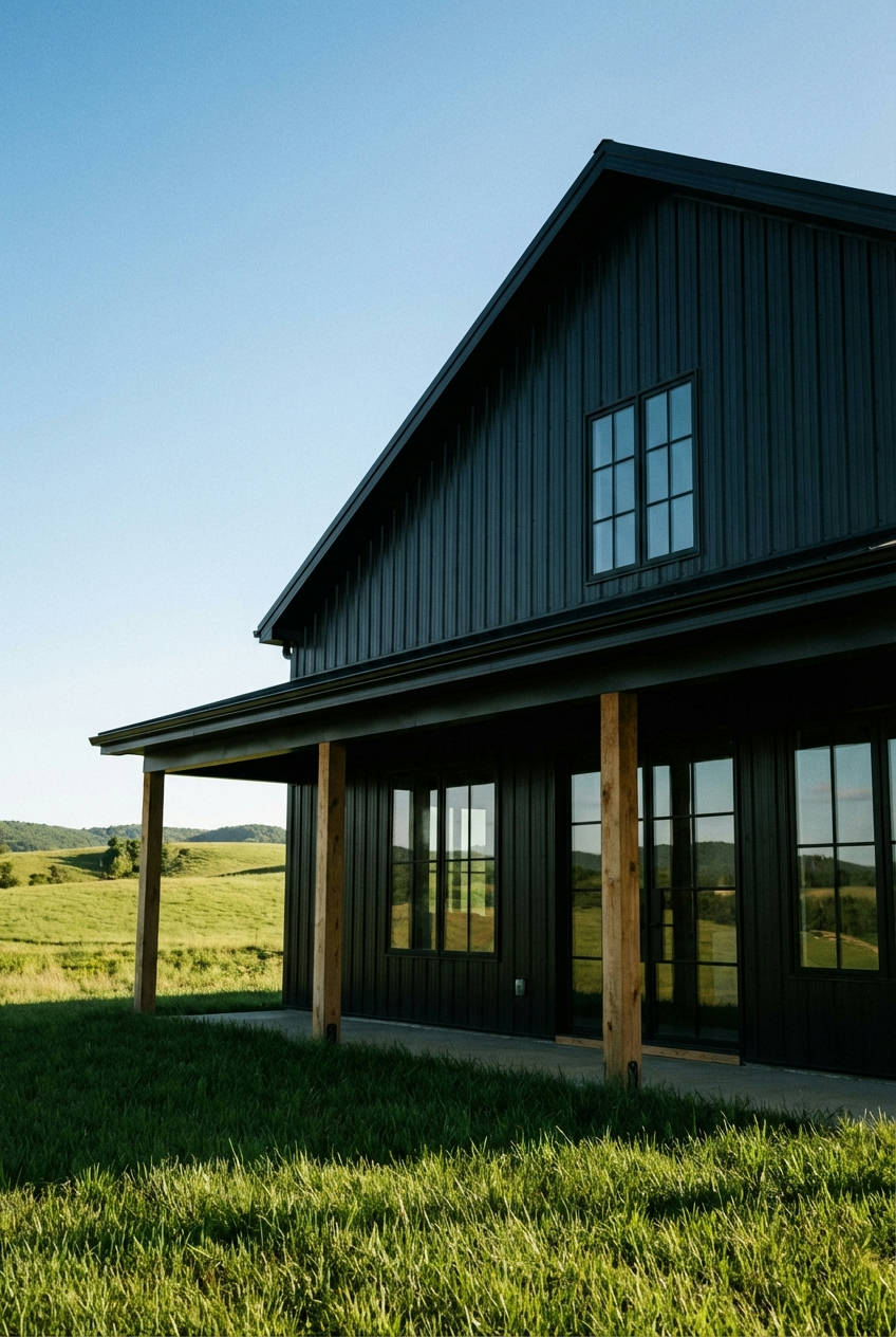 Black Barndominiums: Bold Statements