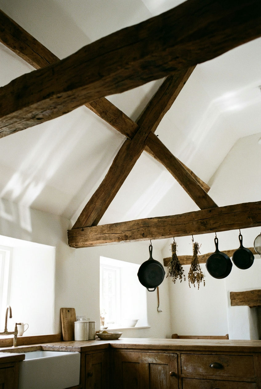 Reclaimed Wood Ceiling Beams