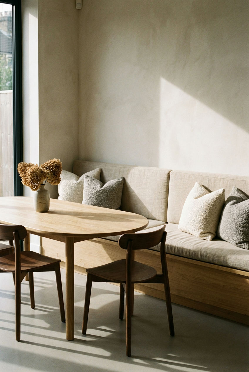 Seamless Built-In Bench Seating