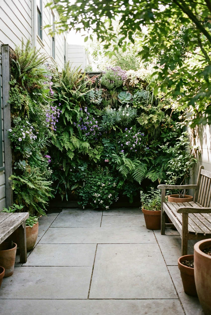 Vertical Green Walls for Urban Charm