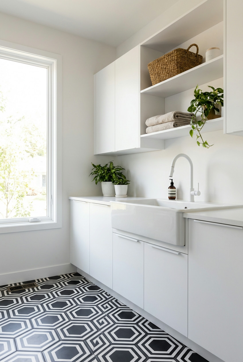 Patterned Floor Tiles